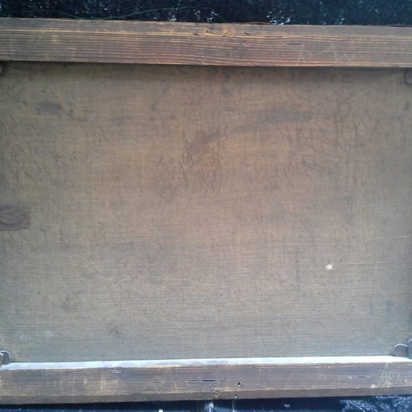 N/A>> 19th C. o/c Landscape with Castle - Picture 7 of 8